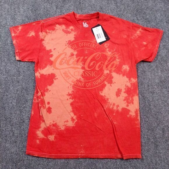 Junk Food Clothing Other - Coca Cola T-shirt Size Small Tie Red Dye Junk‎ Food Tag NWT